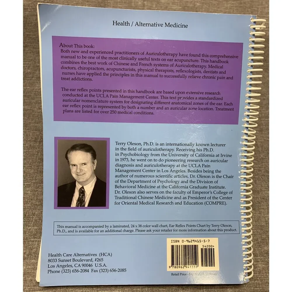 Auriculotherapy Manual: Chinese and Western Systems of Ear Acupuncture - Oleson